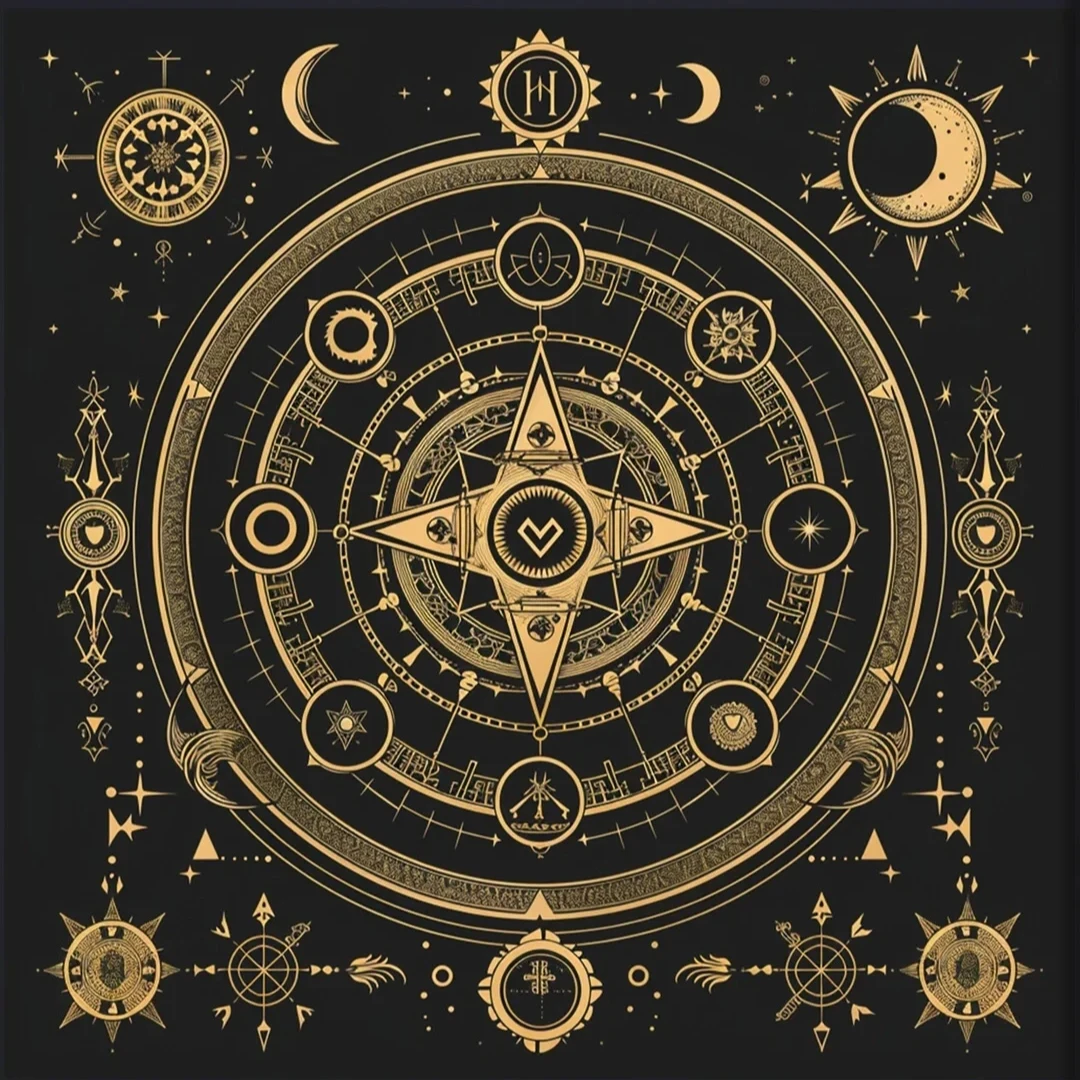 Board Game List - 50/75/110/137cm Suede Velvet Tarot Tablecloth Rune