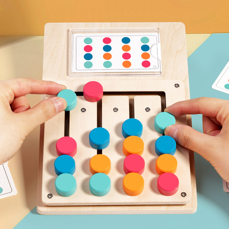 Board Game Idea - Kids Montessori Color Shape Matching Cognition