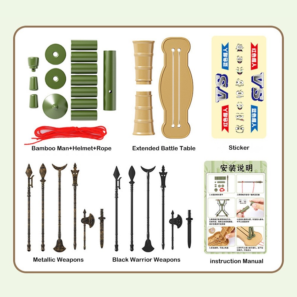Two-player Battle Bamboo Man B - đánh giá và giá Board Game China