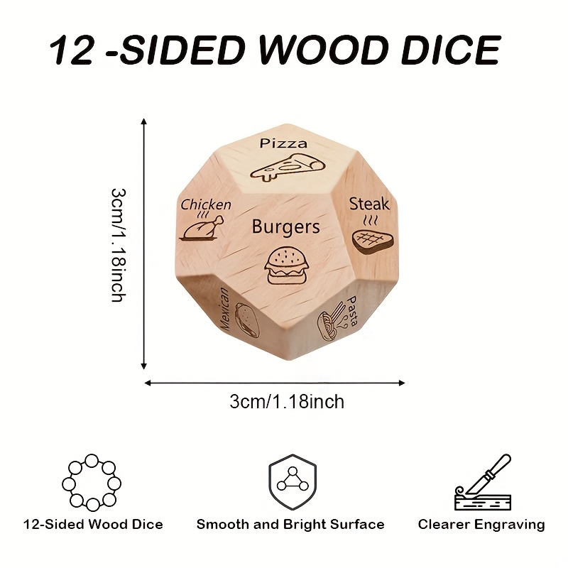 Dining Dice Board Game-12-Side - đánh giá và giá Board Game For Couple