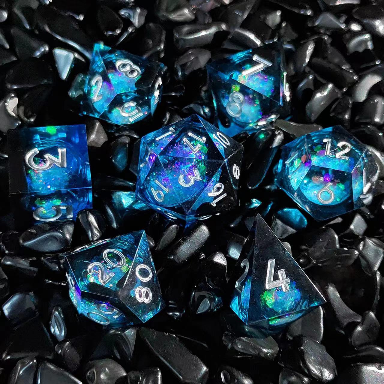 7pcs resin quicksand mixed col - đánh giá và giá Board Game List
