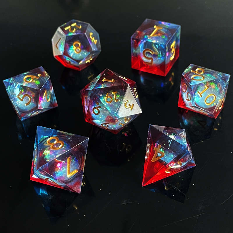 7pcs resin quicksand mixed col - đánh giá và giá Board Game List