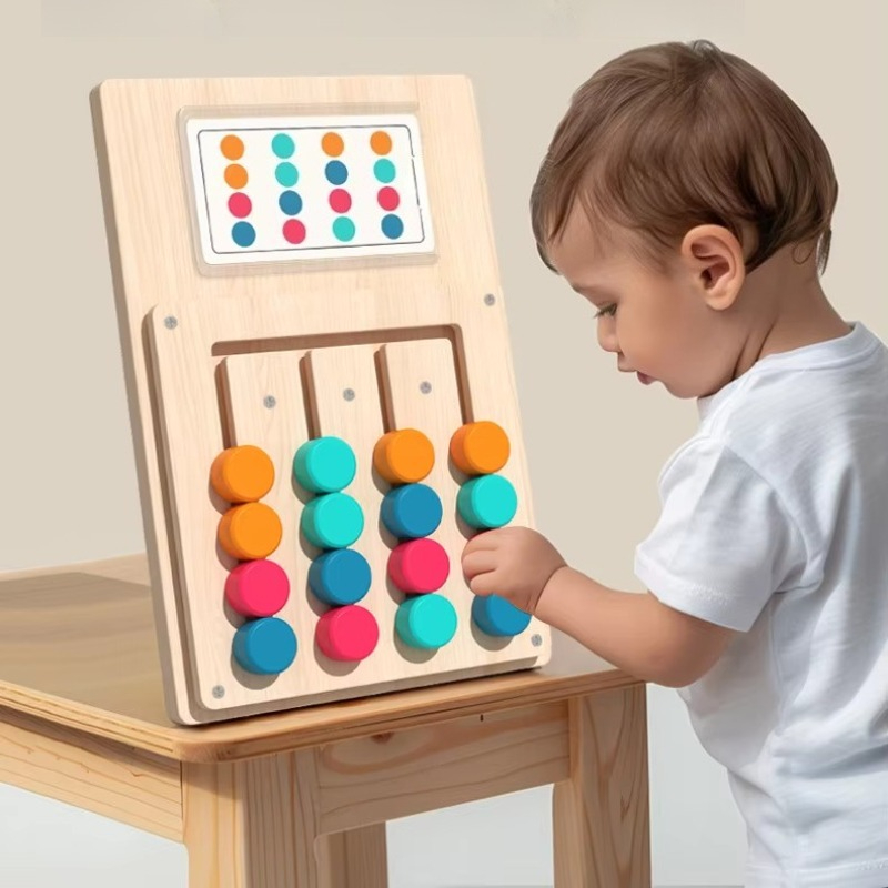Kids Montessori Color Shape Ma - đánh giá và giá Board Game Idea